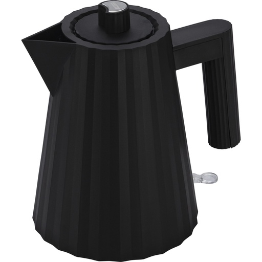 [843782] Alessi Plisse Water Kettle black, small