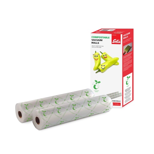 [102134] Solis Eco Rolls 30x600cm Compostable Vauum Rolls 2