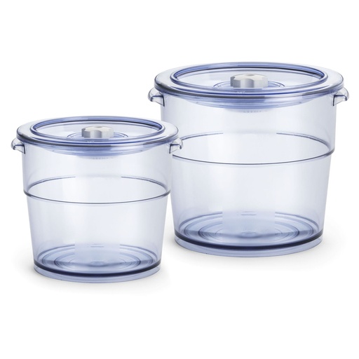 [123526] MagicVac 2 Vacuum containers EXECUTIVE 2.0L and 4.0L round