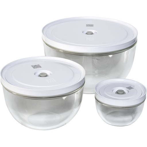 [197719] Zwilling Fresh&Save Vakuum Set Bowls Glas 6-tlg.