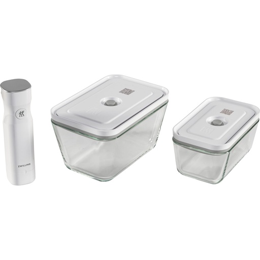 [655384] Zwilling Fresh+Save Vacuum- Starter-Set 7 pcs. Glass