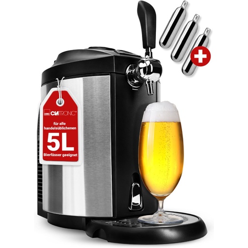 [164784] Clatronic BZ 3740 inox Beer Dispenser