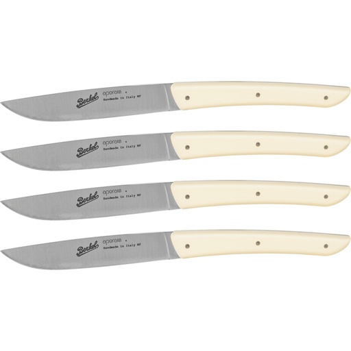 [855073] Berkel steak knife set 4-pcs. Color cream