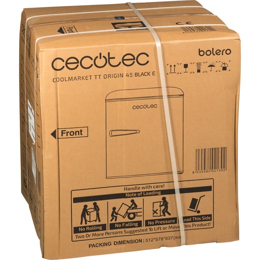 [118871] CECOTEC Frigorfico Bolero Cool- Market TT Origin 45 Black E