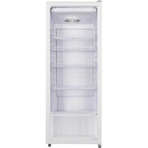 [192483] Bomann KSG 7292 white Glass Door Refrigerator 143 cm
