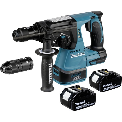 [721485] Makita DHR243RTJ cordless combi hammer