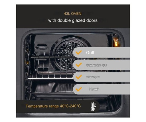 [842823] Bomann EHC 7939 weiß Stand Elektroherd