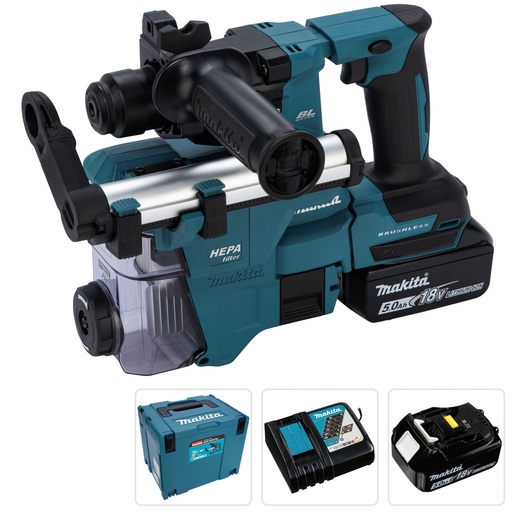 [813381] Makita DHR183RTWJ cordless combi hammer