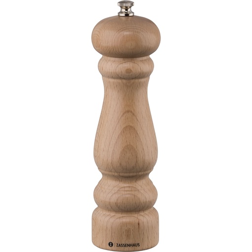 [628889] Zassenhaus pepper mill Potsdam beech wood nature, 20 cm