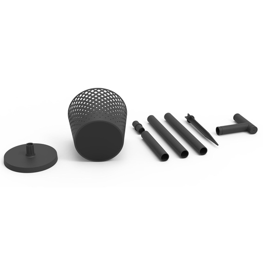 [858916] New Garden GRETA SOLAR+BATTERY black