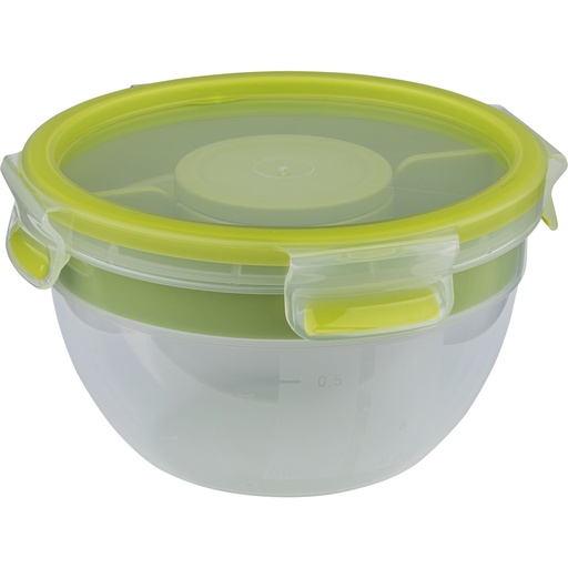 [618326] Emsa Clip&Go Snackbox green 1l