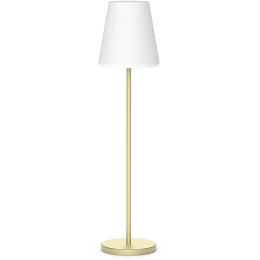 [804911] New Garden Lola Slim 120 LED Floor Lamp Brass