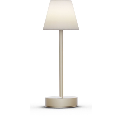 [804974] New Garden Lola Slim 30 Battery Table Lamp Brass
