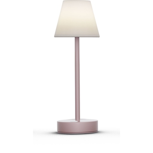[804981] New Garden Lola Slim 30 Battery Table Lamp Rose Gold