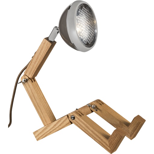 [816818] Piffany Mr. Wattson - Mini Table Lamp  Lava grey