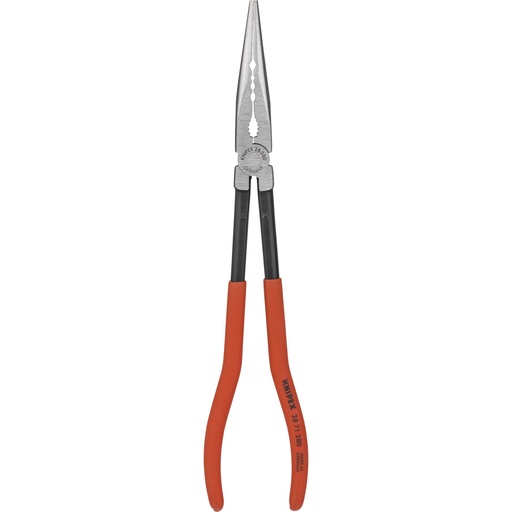 [605103] KNIPEX Long Reach Needle Nose Pliers with transverse profiles