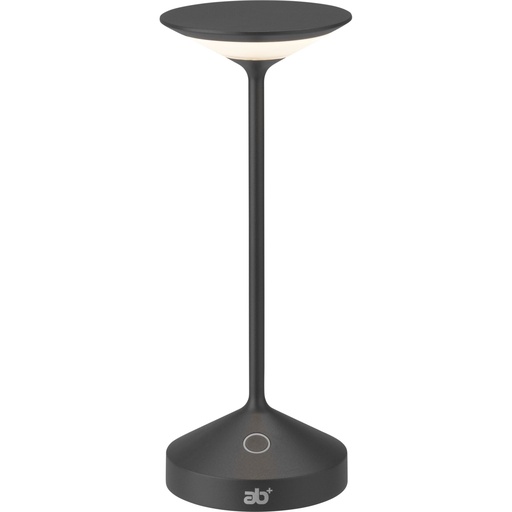 [843600] ab+ by Abert Tempo Mini portable Table Lamp charcoal