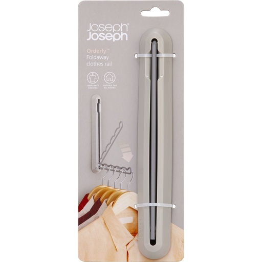 [157917] Joseph Joseph Orderly Ecru Retractable Hanging Rail