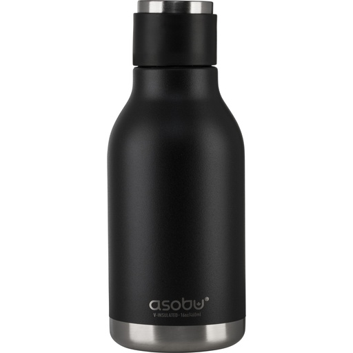 [718174] Asobu Urban Drink Bottle Black, 0.473 L