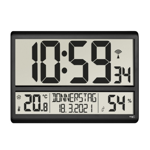 [101896] TFA 60.4520.01 radio-controlled clock with room climate