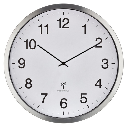 [101952] TFA 60.3548.02 XXL radio control clock with aluminium frame