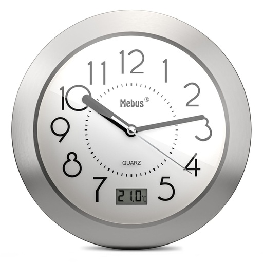 [123491] Mebus 41964 Quarz Badezimmeruhr