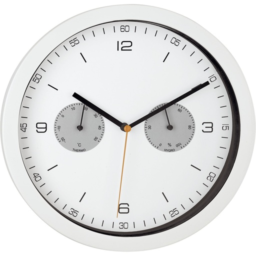 [348077] Mebus 52826 white Radio controlled Wall Clock