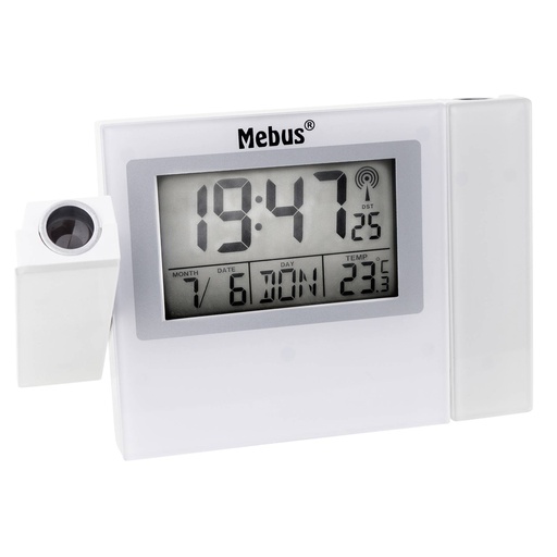 [386633] Mebus 42421 Projection Alarm Clock