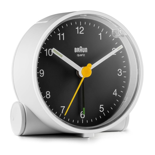 [510575] Braun BC 01 WB quartz alarm clock white