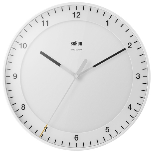[510750] Braun BC 17 W-DCF radio wall clock white