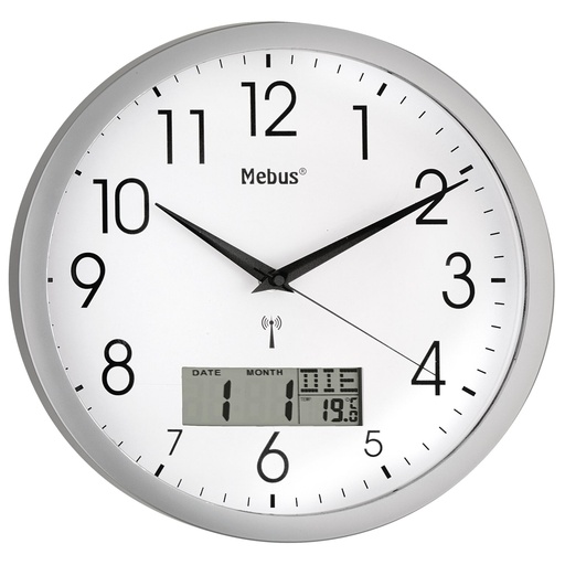 [672037] Mebus 19422 Radio controlled Wall Clock
