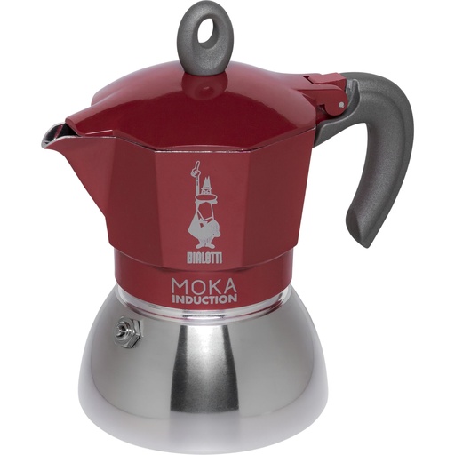 [560807] Bialetti MOKA 4TZ Induction red