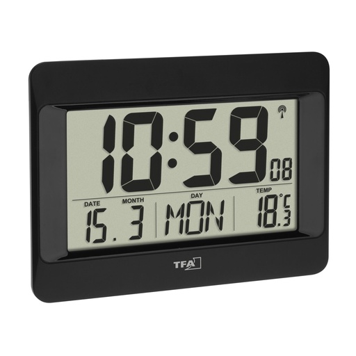 [719217] TFA 60.4519.01  Radio Controlled Clock with Temperature