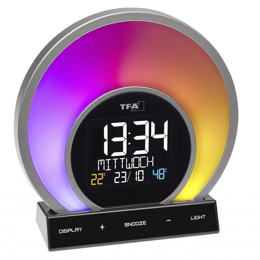 [719224] TFA 60.2026.01 SOLUNA Lichtwecker m.Farbwechsel