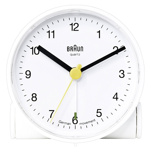 [754908] Braun BNC 001 WH Alarm Clock white