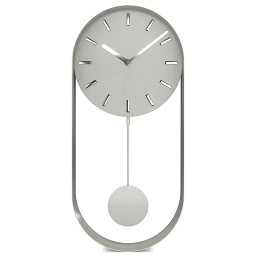 [813115] Mebus 12912 grey Quartz Pendulum Clock