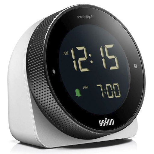 [863998] Braun BC 24 W DCF Radio alarm clock white