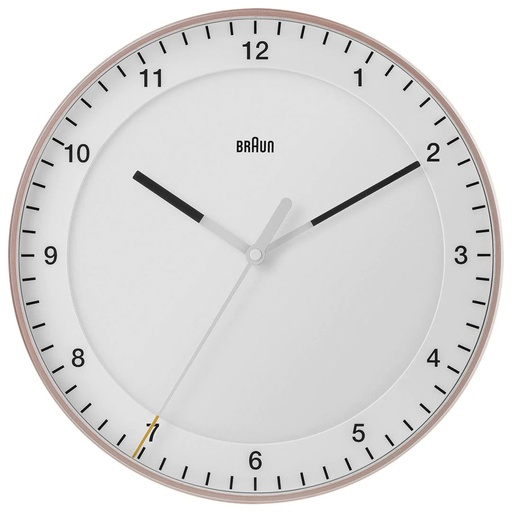 [864019] Braun BC 17 PW DCF Radio wall clock pink/white