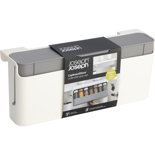 [156517] Joseph Joseph CupboardStore Grey Under-shelf Spice Rack