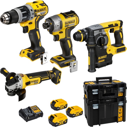 [216115] DeWalt DCK422P3T-QW Maschinenset Kombopack inkl. 3x 5Ah Akku
