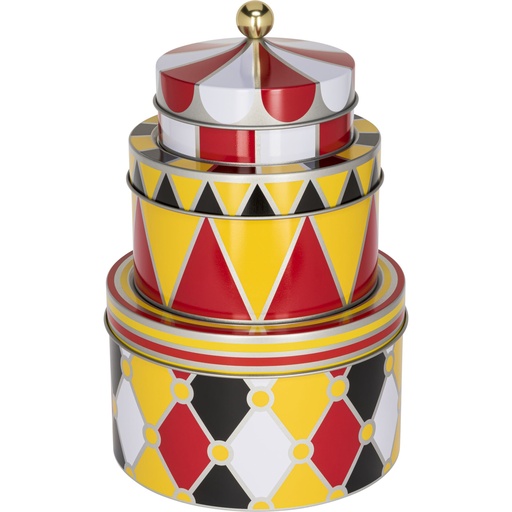 [864705] Alessi Circus Set of 3 All-Purpose Boxes MW31S3