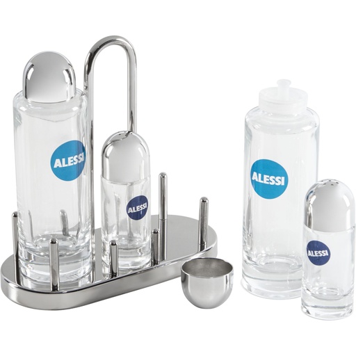 [878915] Alessi Condiment Set 5070
