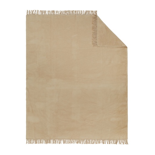 [847947] Ibena Uni Blanket Braga camel 150x200