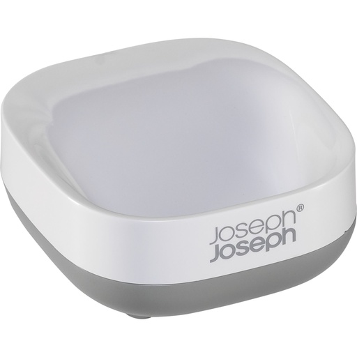 [726091] Joseph Joseph Slim Compact Soap Dish  Grey/White