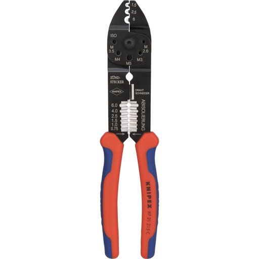 [665618] KNIPEX Crimping Pliers 97 21 215 C