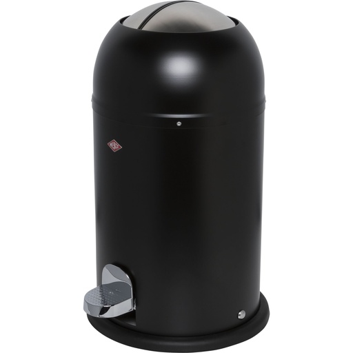 [105942] WESCO Kickmaster Jounior Trash Can black matt