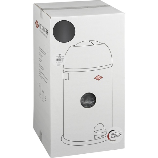 [105977] WESCO Kickmaster Soft Trash Bin graphit matt