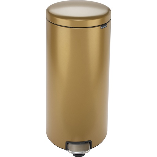 [164196] Brabantia Pedal Bin NewIcon 30 Liter Warm Gold