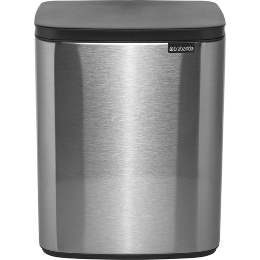 [164448] Brabantia BO Trash Bin 12 Liter Matte Steel Fingerprint Proof