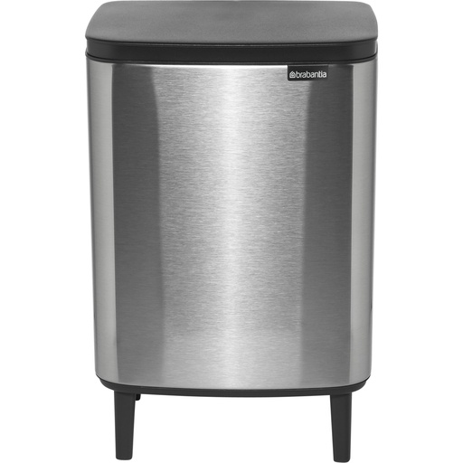 [164518] Brabantia BO Trash Bin HI 12 l Matte Steel Fingerprint Proof